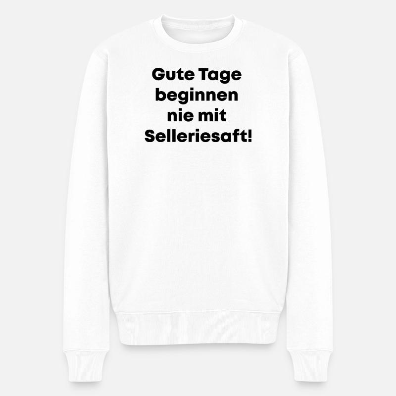 Neues von den Problämzonen - Männer Premium Bio Pullover - Weiß