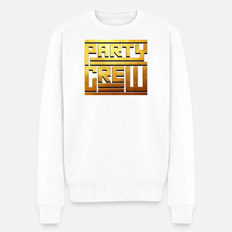 Équipe de fête - Pull Premium bio Homme - blanc