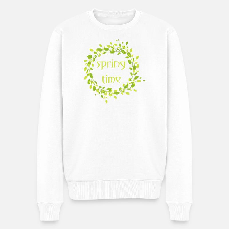 Source - Pull Premium bio Homme - blanc