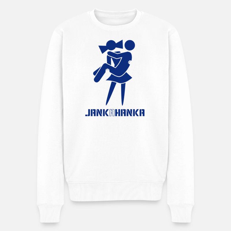 JANK A HANKA - Pull Premium bio Homme - blanc