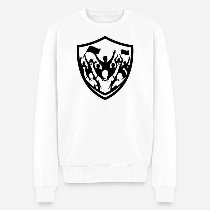 Soirée de supporters - Pull Premium bio Homme - blanc