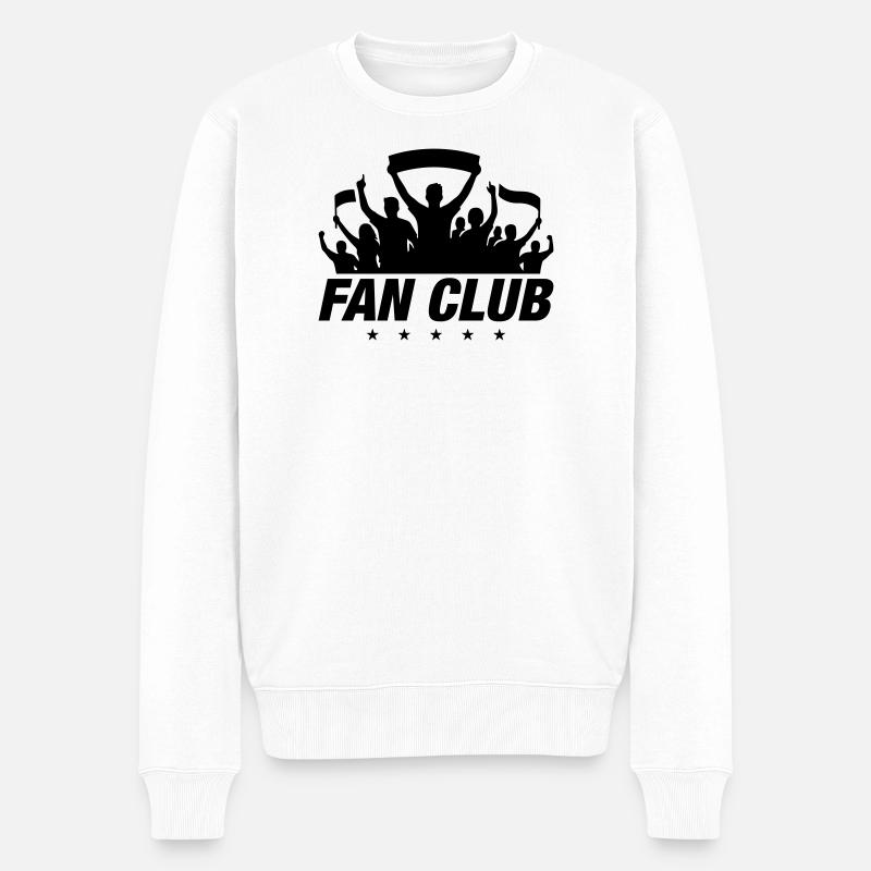 Fan Club Silhouette - Pull Premium bio Homme - blanc