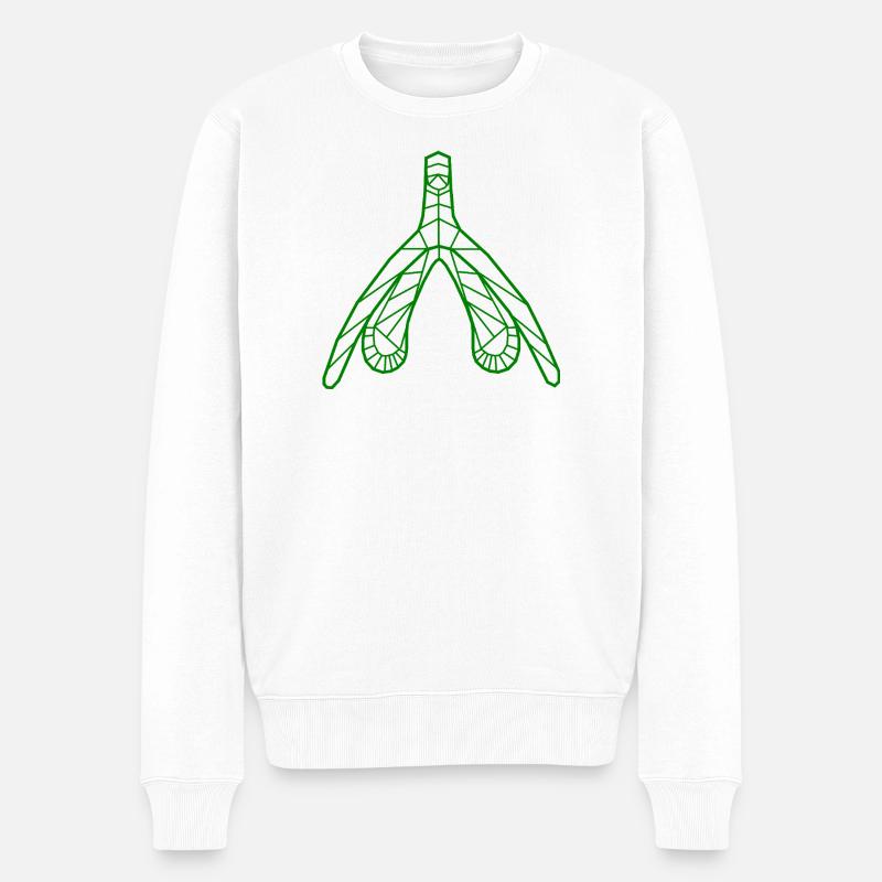 Klitoris_moos - Pull Premium bio Homme - blanc