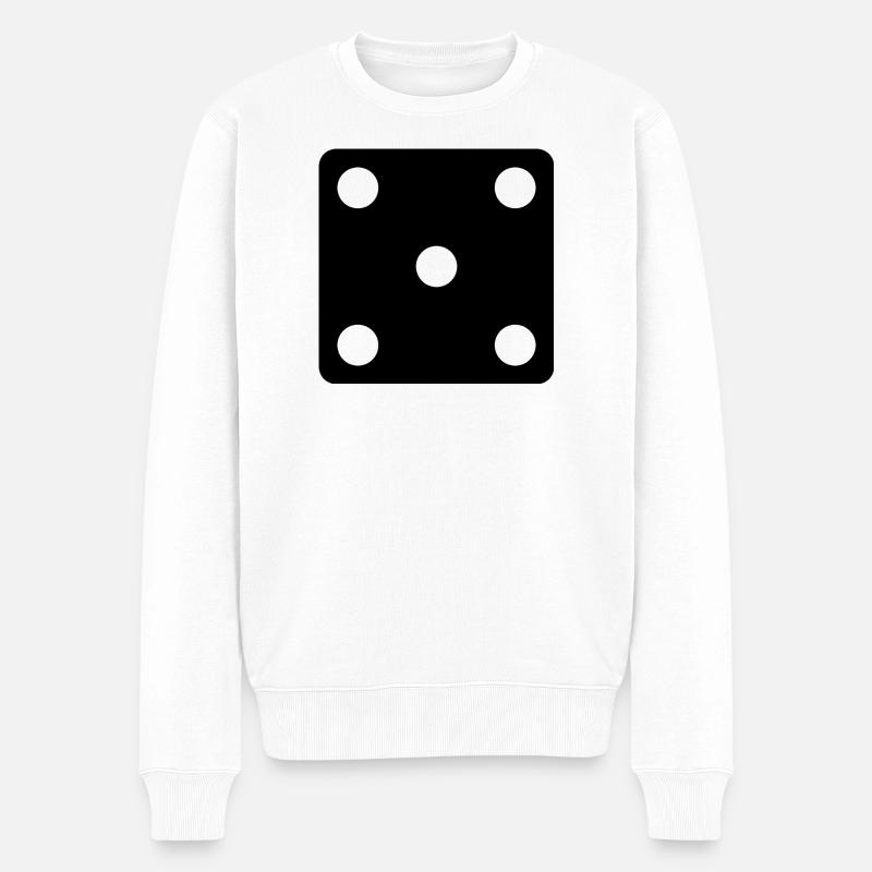 sagt - Männer Premium Bio Pullover - Weiß