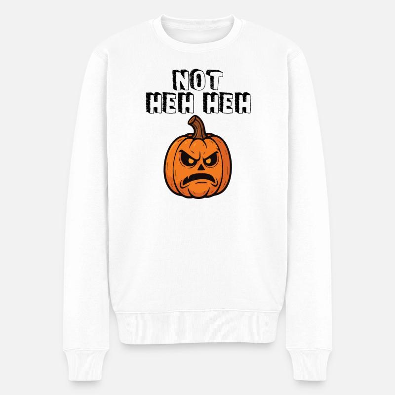 Pas Heh Heh - Pull Premium bio Homme - blanc