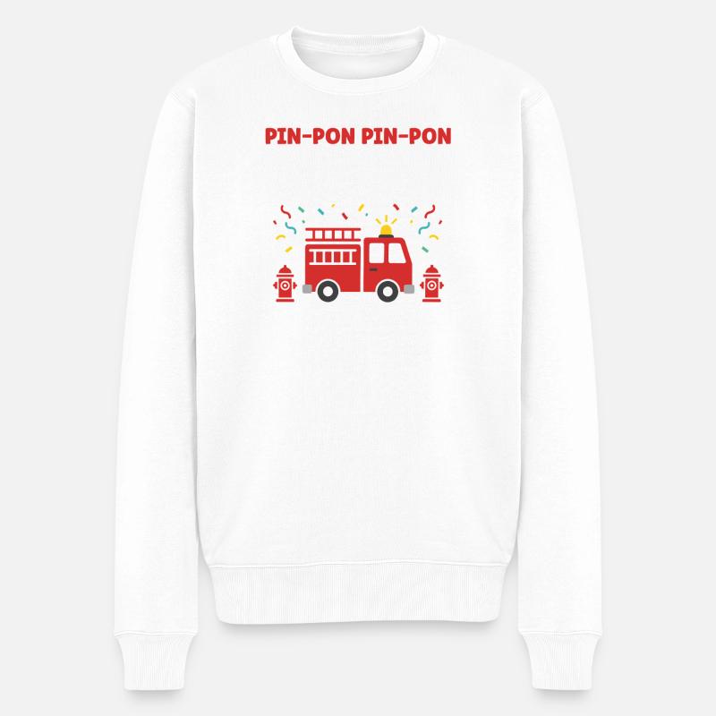 7 ans - Pull Premium bio Homme - blanc