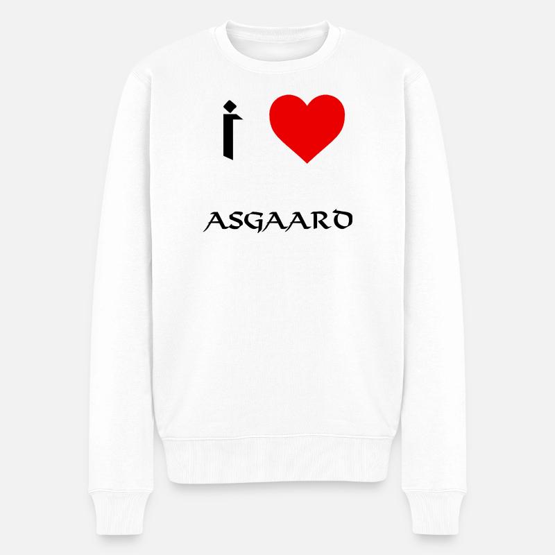 J’adore Asgaard - Pull Premium bio Homme - blanc