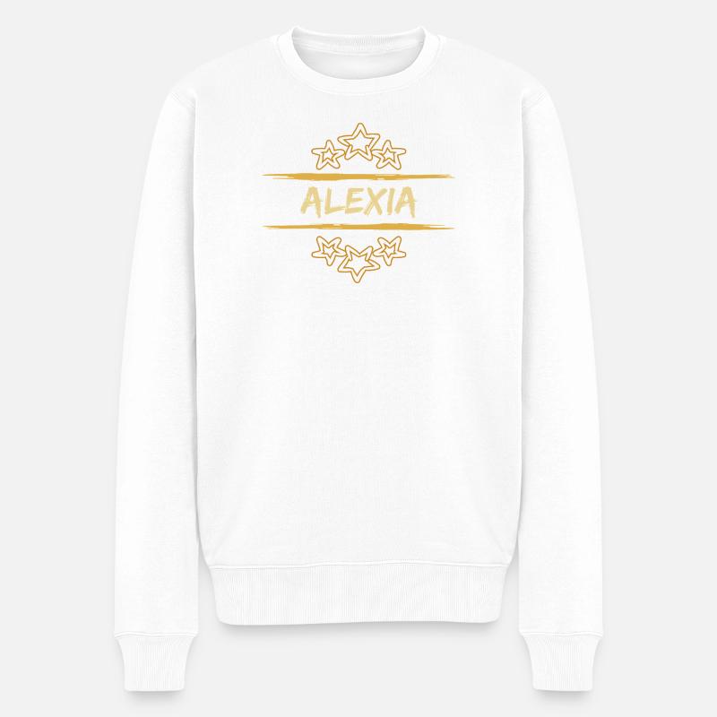 Cadeau pour Alexia - Pull Premium bio Homme - blanc