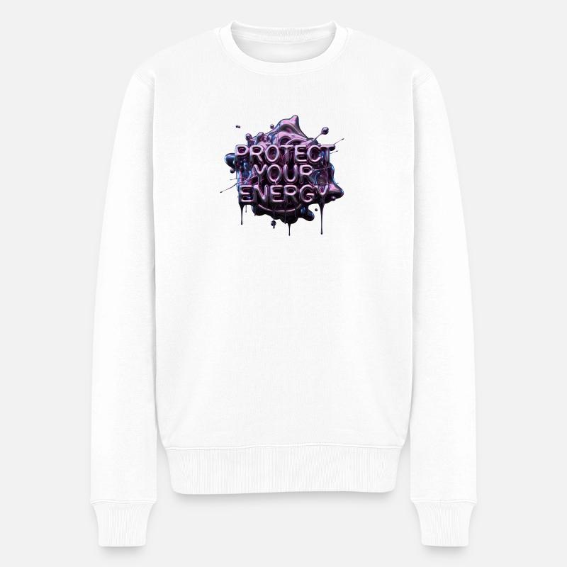 Police 3D Protect Your Energy - Pull Premium bio Homme - blanc