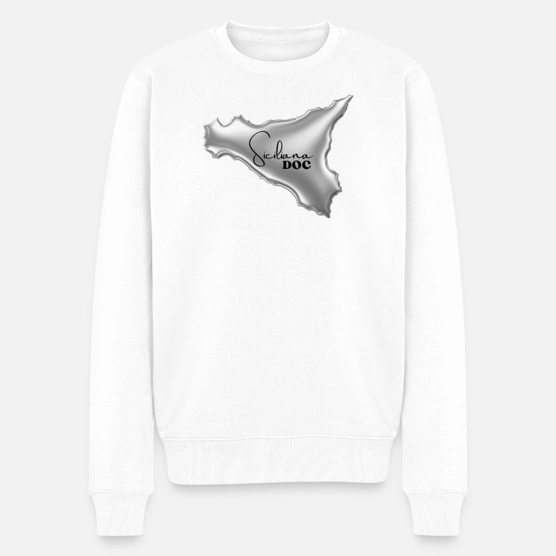 Siciliana Doc Damen & Kinder T-Shirt  - Männer Premium Bio Pullover - Weiß