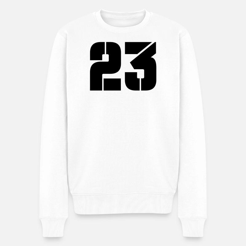23 - Pull Premium bio Homme - blanc