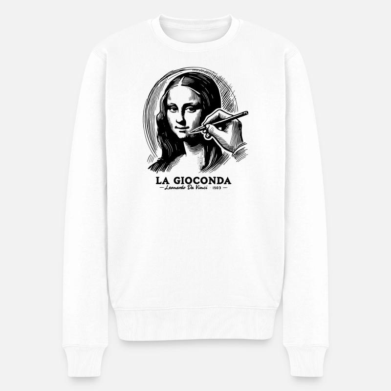 Gioconda - Pull Premium bio Homme - blanc