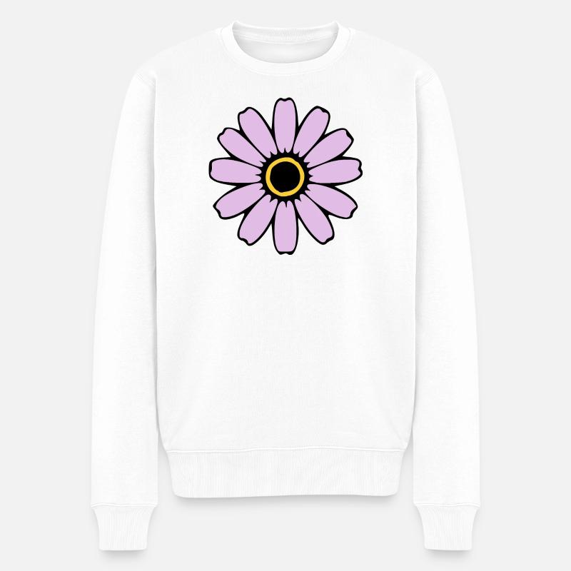 Fleurs Pastel Fleurs Fleurs Cadeau Pastel - Pull Premium bio Homme - blanc