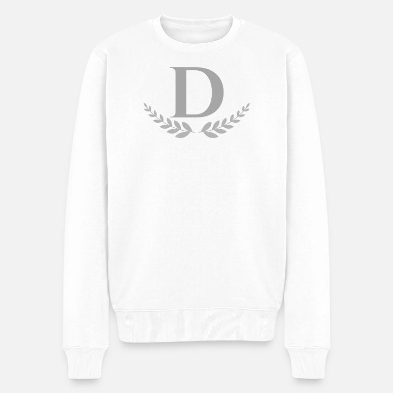 D - Pull Premium bio Homme - blanc