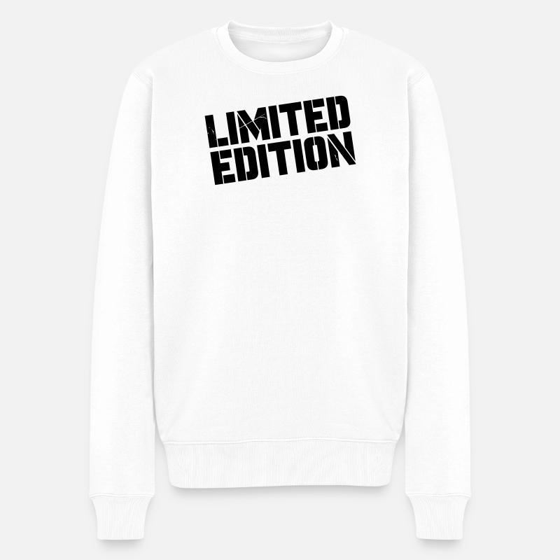 limited_edition - Männer Premium Bio Pullover - Weiß