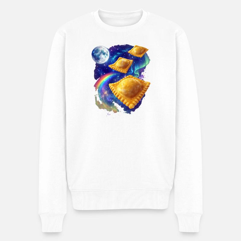 Ravioli de l’espace - Pull Premium bio Homme - blanc