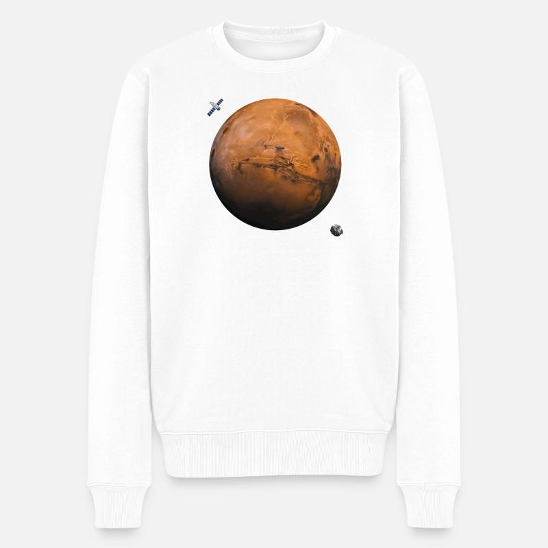 Planète Mars - Pull Premium bio Homme - blanc
