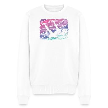 Artistic Swim Team Synchronschwimmen - Männer Premium Bio Pullover - Weiß - Vorne - Thijin (182cm)