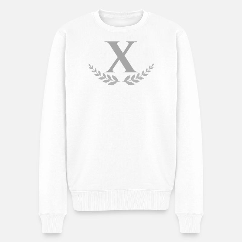 x - Pull Premium bio Homme - blanc