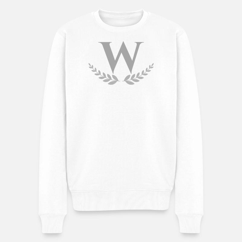 W - Pull Premium bio Homme - blanc