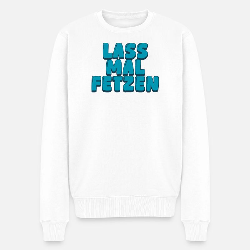 3. Laisse-la déchirer - Pull Premium bio Homme - blanc