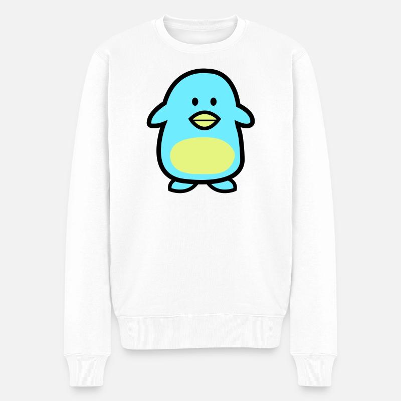 Penguin Comic - Pull Premium bio Homme - blanc