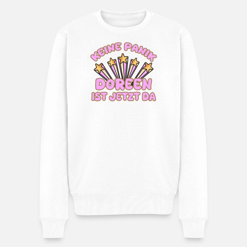 Doreen als Spruch - Männer Premium Bio Pullover - Weiß