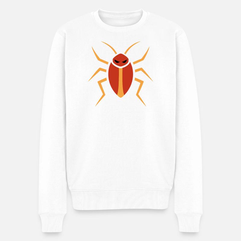 Kakarlake, Insekt - Männer Premium Bio Pullover - Weiß