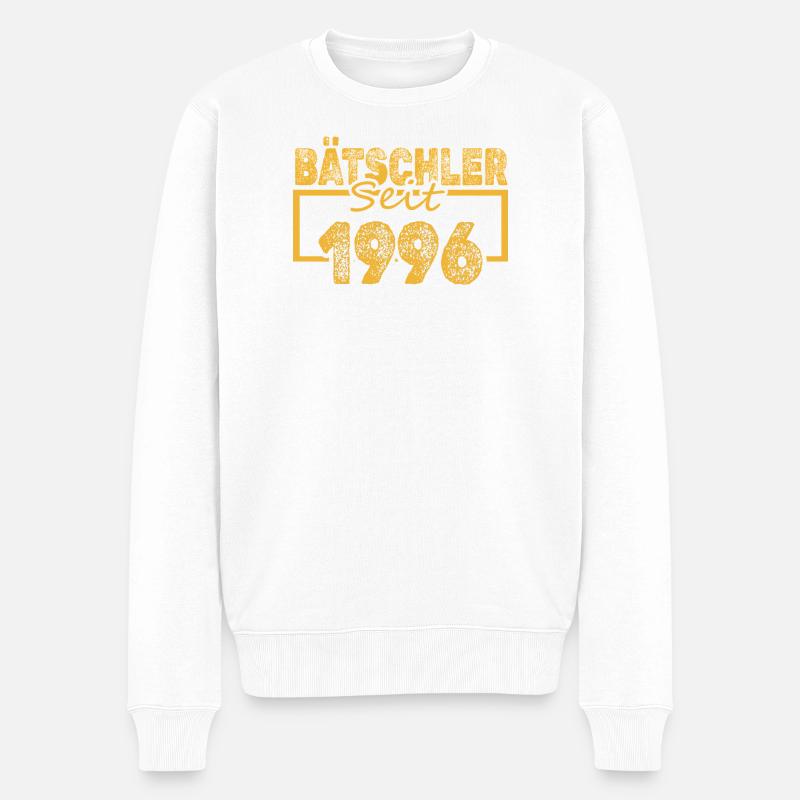 Bachelor 1996 - Männer Premium Bio Pullover - Weiß