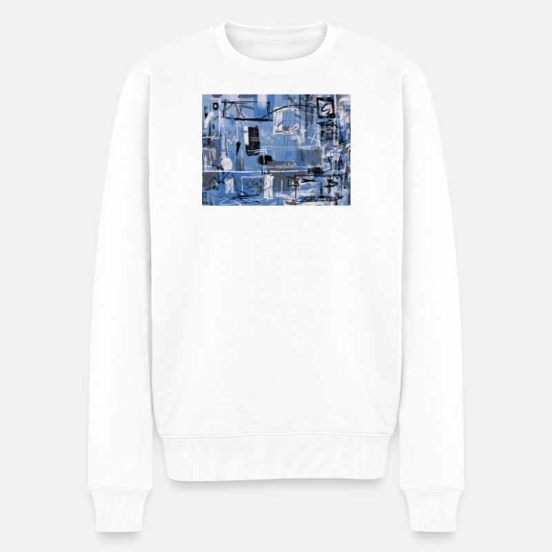 Urban Notation 2 - Pull Premium bio Homme - blanc