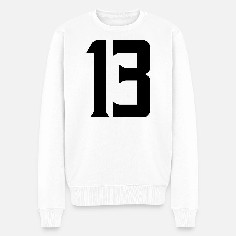 13 - Pull Premium bio Homme - blanc