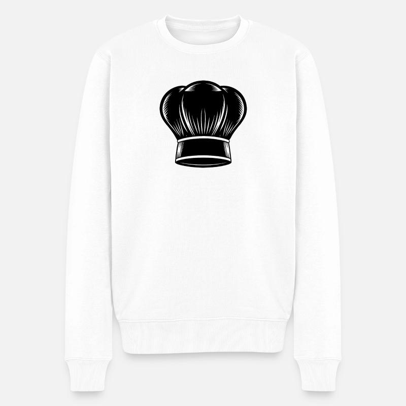 Chapeau de chef - Pull Premium bio Homme - blanc