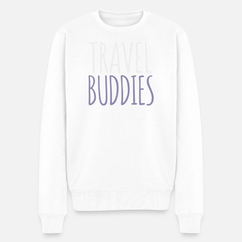 Amis de voyage - Pull Premium bio Homme - blanc