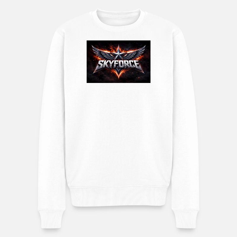 SKYFORCE - Pull Premium bio Homme - blanc