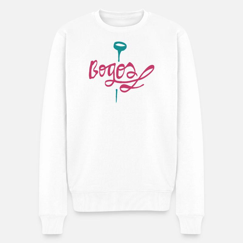 Bogos - Pull Premium bio Homme - blanc