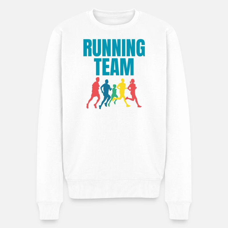 Équipe de course - Pull Premium bio Homme - blanc