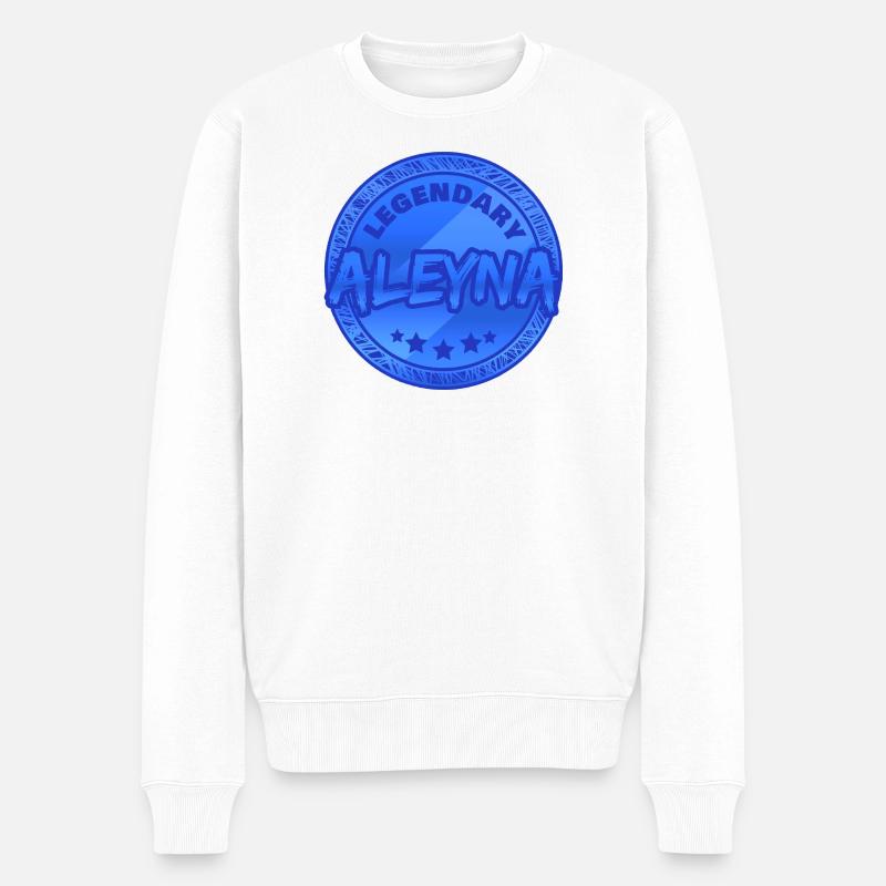 Aleyna comme idée de cadeau - Pull Premium bio Homme - blanc