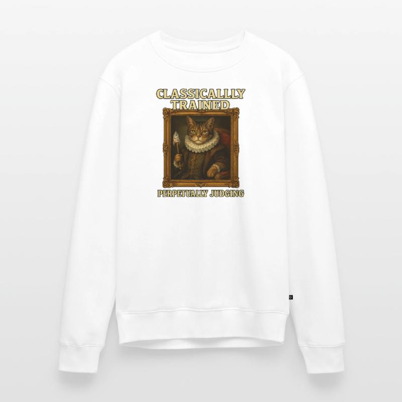 Classically Trained Perpetually Judging Renaissanc Männer Premium Bio Pullover