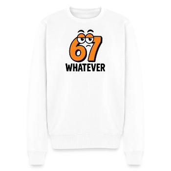 Six Seven : Whatever Italian Brainrot Humour Meme - Pull Premium bio Homme - blanc - Devant - Thijin (182cm)