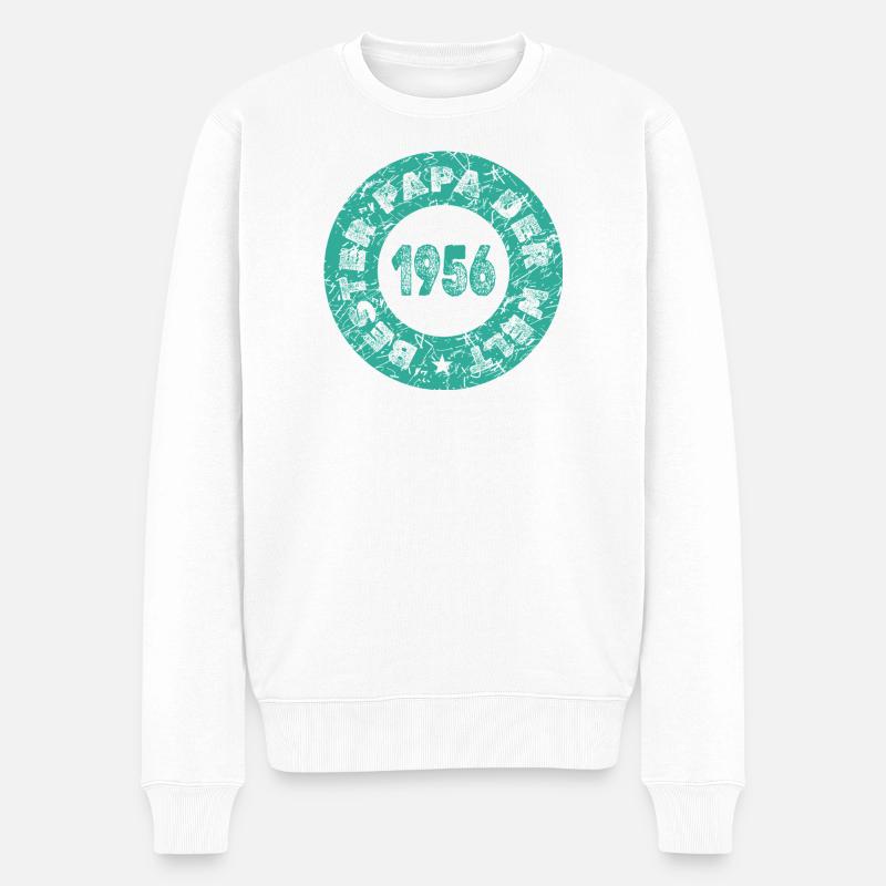 Charrette à bras 1956 - Pull Premium bio Homme - blanc