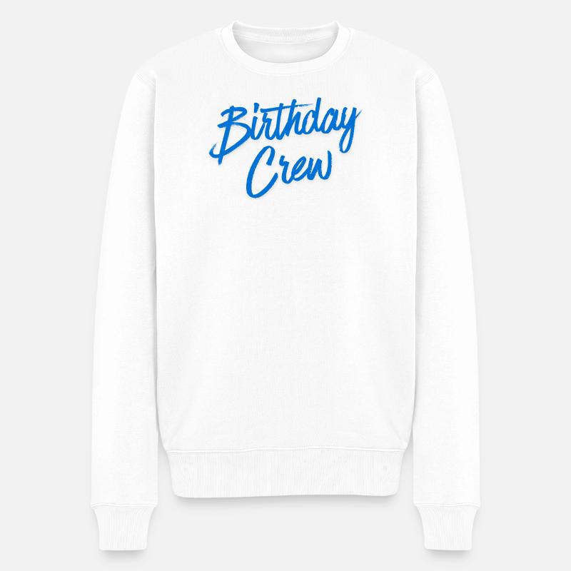 Équipe d’anniversaire - Pull Premium bio Homme - blanc