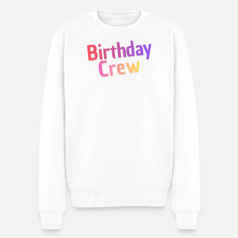 Équipe d’anniversaire - Pull Premium bio Homme - blanc