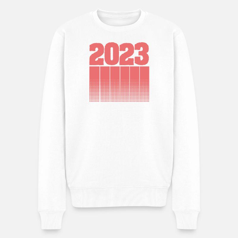 Anniversaire 2023 - Pull Premium bio Homme - blanc