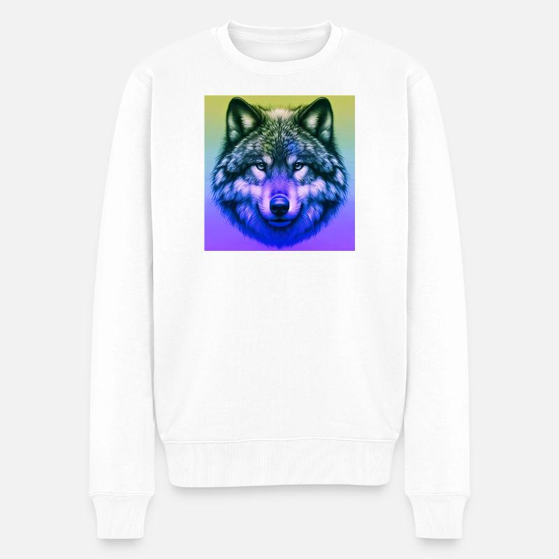 Loup - Pull Premium bio Homme - blanc