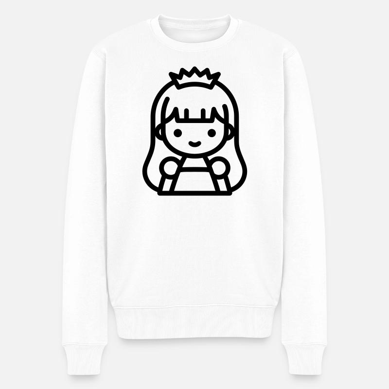 princesse - Pull Premium bio Homme - blanc