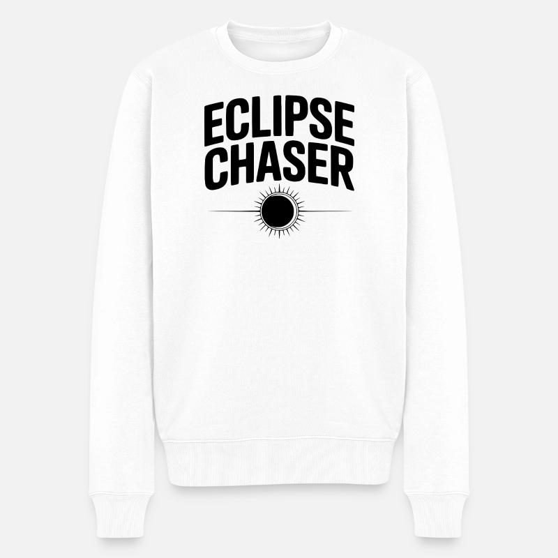 Chasseur d’éclipse - Pull Premium bio Homme - blanc