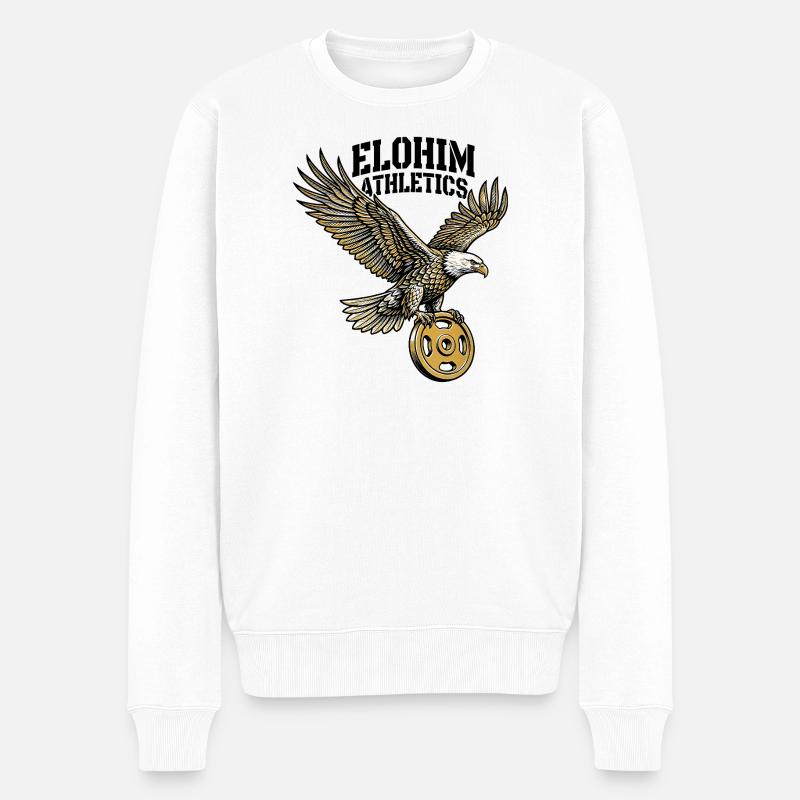 Elohim Hebrew Israelite - Männer Premium Bio Pullover - Weiß