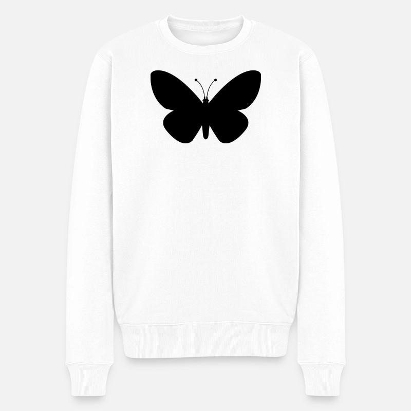 Papillon - Pull Premium bio Homme - blanc