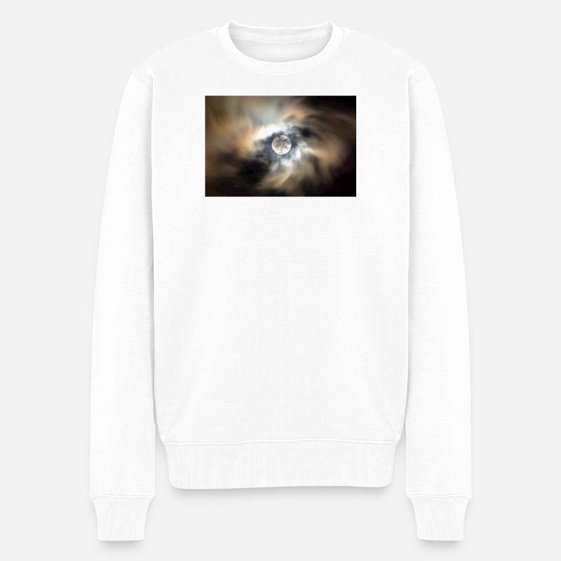 Es ist schön - Männer Premium Bio Pullover - Weiß