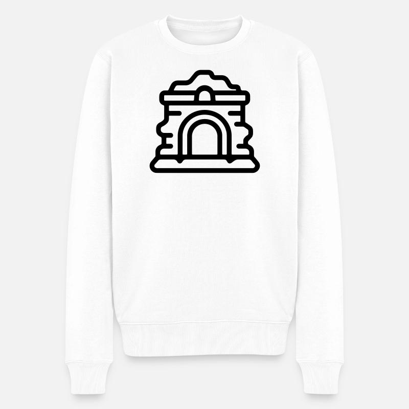 ruines - Pull Premium bio Homme - blanc